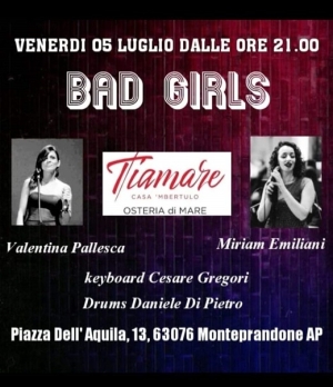 Monteprandone, al Tiamare serata Bad Girls