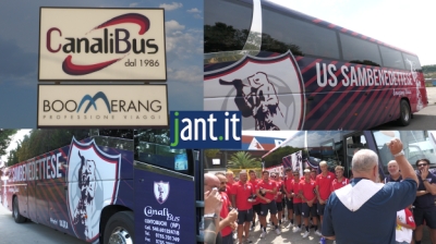 Canali Bus ha realizzato il primo pullman ufficiale della US Sambenedettese