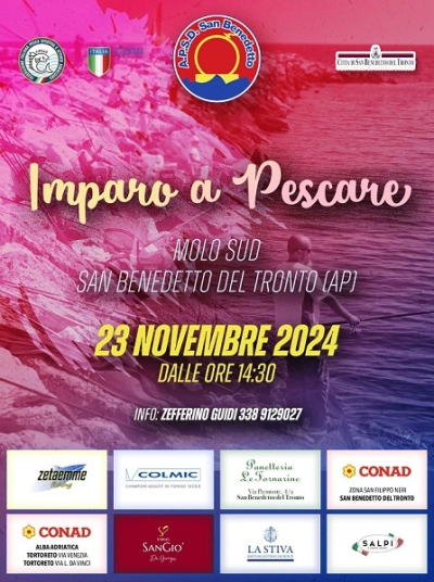 Torna al Molo Sud di San Benedetto l’iniziativa “Imparo a pescare”
