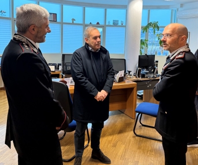 VISITA DEL COMANDANTE LEGIONE MARCHE ALLA COMPAGNIA DI SAN BENEDETTO DEL TRONTO