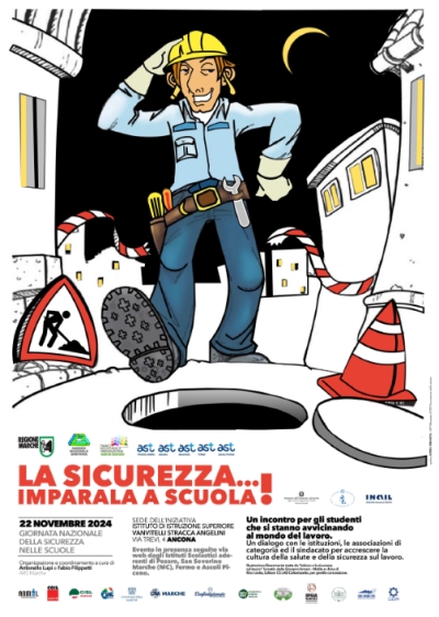 Giornata Nazionale della Sicurezza nelle Scuole, incontro tra istituzioni e studenti che si stanno avvicinando al mondo del lavoro  Aguzzi: “La Regione Marche investe sulla prevenzione concentrando la propria attenzione nelle scuole”