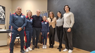 L’atleta sambenedettese Giada Di Pietro ricevuta in Comune dal Sindaco