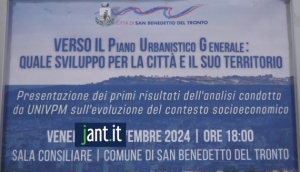 Verso il piano Urbanistico Generale per San Benedetto del Tronto