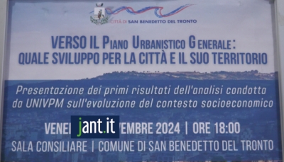 Verso il piano Urbanistico Generale per San Benedetto del Tronto