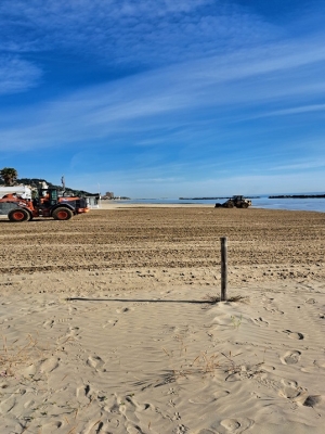 Grottammare: spiaggia, lavori in corso su tutto l&rsquo;arenile