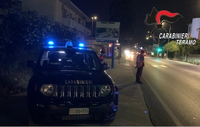 Carabinieri di Giulianova: controlli al parco Franchi e quartiere Annunziata. A Mosciano Sant’Angelo un uomo evade dai domiciliari perché vuole tornare in carcere