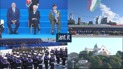 Il Presidente della Repubblica, Sergio Mattarella, celebra il 4 novembre nelle Marche