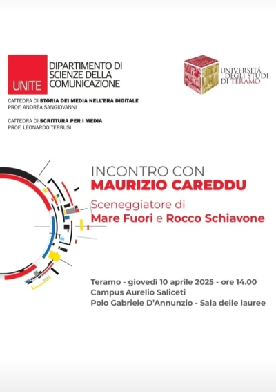 INCONTRO CON MAURIZIO CAREDDU, SCENEGGIATORE DI MARE FUORI E ROCCO SCIAVONE