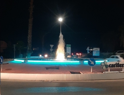 Ragnola, riqualificata la fontana della rotonda di via della Liberazione