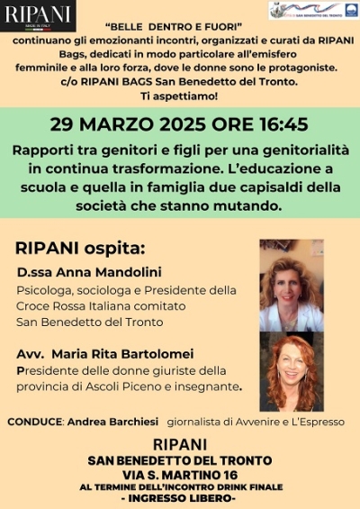 Nuovo appuntamento sul pianeta femminile presso Ripani store di via San Martino
