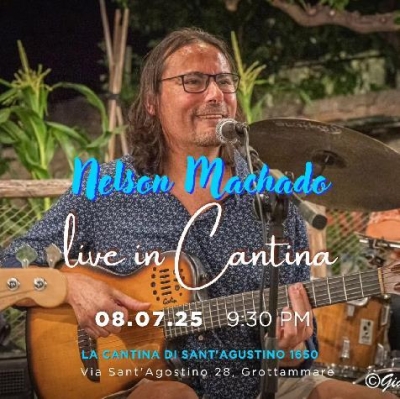 Nelson Machado alla Cantina di Sant'Agustino