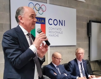 Fabio Luna confermato alla guida del Coni Marche per il terzo mandato