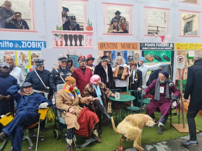 Ascoli Piceno - Tradizione e beneficenza: gruppo del Carnevale dona met&agrave; della vincita all'Aido