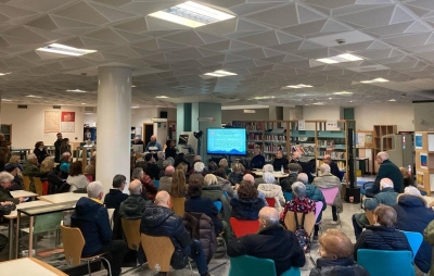 GRANDE PARTECIPAZIONE ALLA GIORNATA DEL 21 FEBBRAIO DEDICATA A GABRIELE CAVEZZI IN BIBLIOTECA