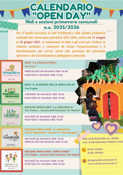 Nidi d’infanzia e sezioni primavera, dal 12 maggio si può fare domanda