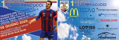 Venerdì 6 giugno appuntamento presso il Palazzetto B.Speca per il 1° Memorial Gino Francucci