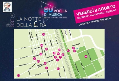 Notte della Lira, modifiche alla viabilità