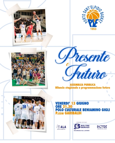 Porto Sant’Elpidio Basket, un’assemblea proiettata al futuro