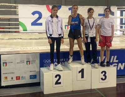 Medaglia d’oro al Trofeo Coni 2024 per la giovane pugile sambenedettese Fabrizia Bucci