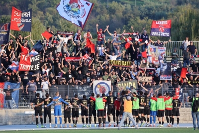 Dopo la nona giornata tre squadre al comando del girone F di Serie D