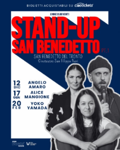 Al Cineteatro San Filippo Neri arrivano Angelo Amaro, Alice Mangione e Yoko Yamada