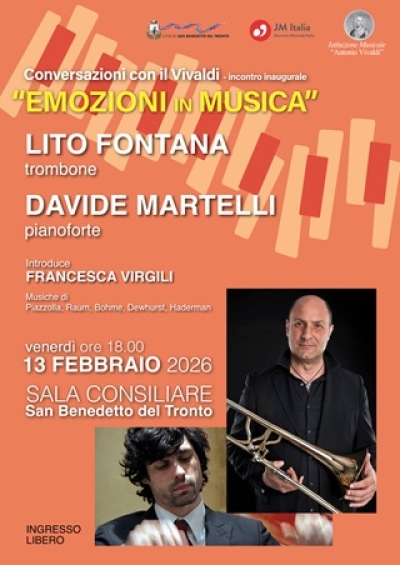 Conversazioni con il Vivaldi – EMOZIONI IN MUSICA  con Lito Fontana e Davide Martelli