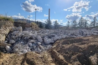 Le macerie della curva dello stadio Del duca usate per risanare ex Sgl Carbon