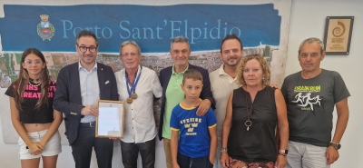 Il campione del Mondo Livio Bugiardini ricevuto in Comune