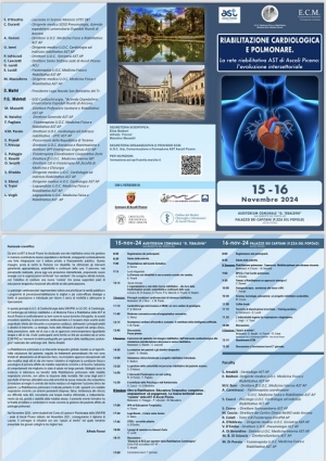 Riabilitazione cardiologica e polmonare: a San Benedetto e Ascoli due giornate formative sulla rete riabilitativa dell'Ast