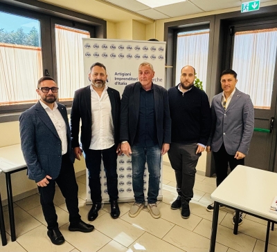 Due nuovi presidenti di mestiere per la CNA di Ascoli Piceno: Gianpietro Amadio (Ncc Bus) e Roberto Martini (Trasporto Merci)