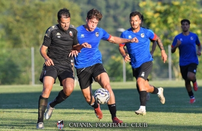 Ascoli Calcio - Terminato il ritiro a Cascia, 0-0 nell'allenamento congiunto con il Catania