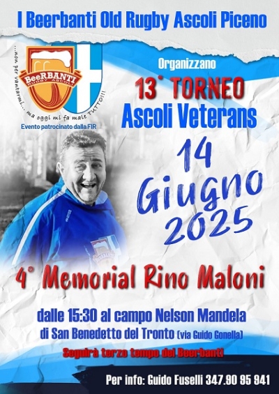 Al campo Nelson Mandela di San Benedetto va in scena il 4° Memorial Rino Maloni