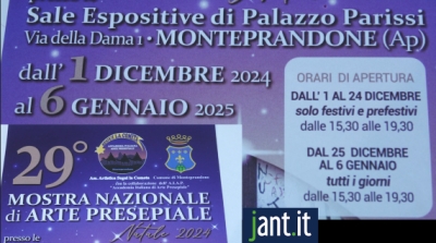 29^ Mostra di Arte Presepiale a Monteprandone