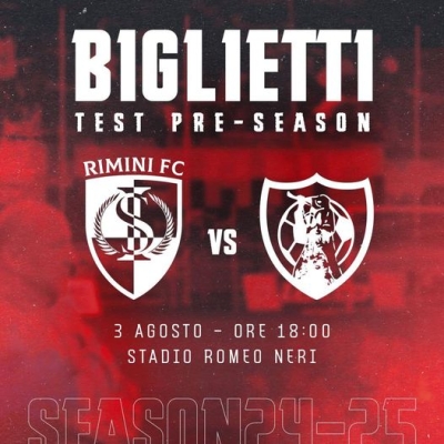 Info biglietti per l'incontro Rimini - Samb