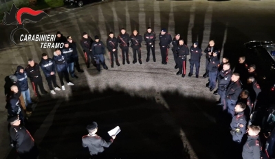 Carabinieri dipendenti del Comando Provinciale di Teramo, controlli più restrittivi su tutto il territorio