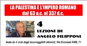 4 lezioni del Prof. Angelo Filipponi su Palestina e Impero Romano