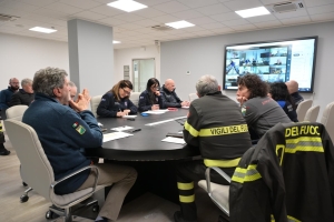 Maltempo, riunione operativa con i prefetti presieduta da Marsilio: coordinamento e monitoraggio costante sul territorio