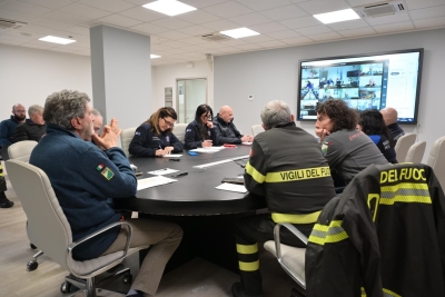 Maltempo, riunione operativa con i prefetti presieduta da Marsilio: coordinamento e monitoraggio costante sul territorio