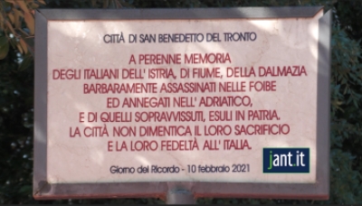 Commemorazione, a San Benedetto del Tronto, per il Giorno del Ricordo 2026