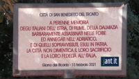 Commemorazione, a San Benedetto del Tronto, per il Giorno del Ricordo 2026