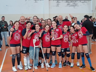 Riviera Samb Volley in festa, la Rsv Ocras conquista il titolo under 12 femminile