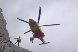Escursionista caduto sul Monte Vettore, recuperato e soccorso