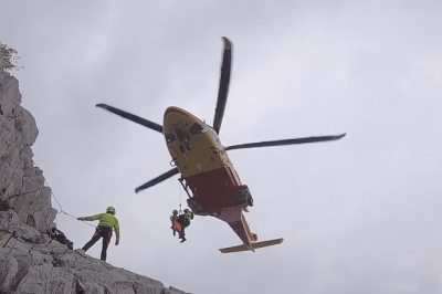 Escursionista caduto sul Monte Vettore, recuperato e soccorso
