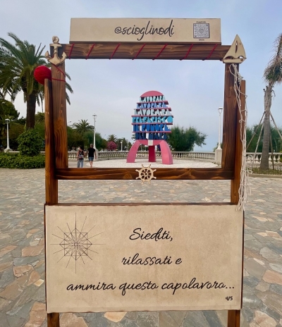 A San Benedetto installazioni artistiche del progetto 