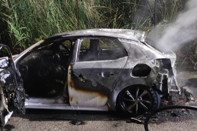 Bruciata l'auto di un detenuto al carcere di Barcaglione