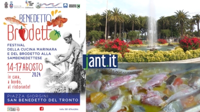 Dal  14 al 17 agosto 2024 torna BENEDETTO BRODETTO