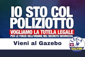 Io sto col poliziotto: la Lega torna nelle piazze marchigiane per la sicurezza