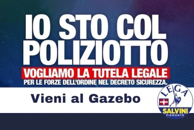 Io sto col poliziotto: la Lega torna nelle piazze marchigiane per la sicurezza