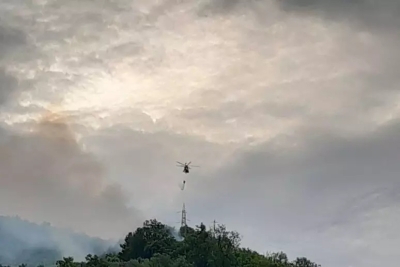 Sotto controllo l'incendio alla collina di Monterocco ad Ascoli Piceno