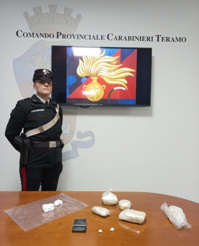 Tortoreto, un arresto per reato di spaccio e detenzione ai fini di spaccio di sostanza stupefacente